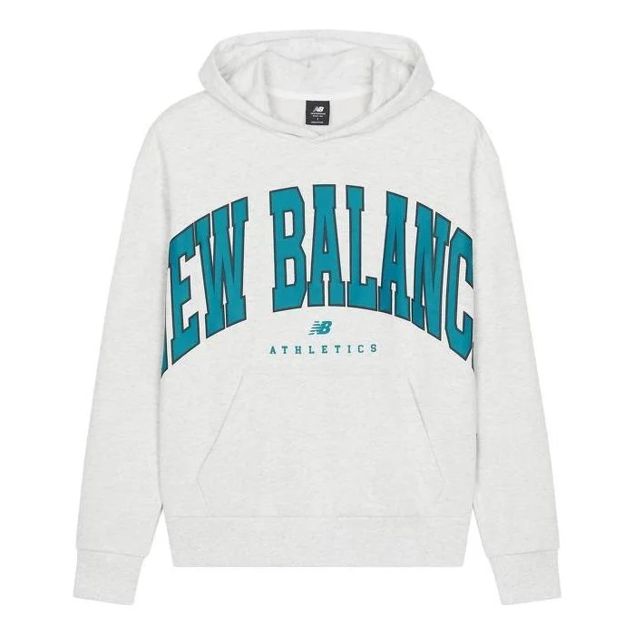 New Balance Athletics Warped Classics Sweat Hoodie 'Sea Salt Heather' UT31550-SAH - 1