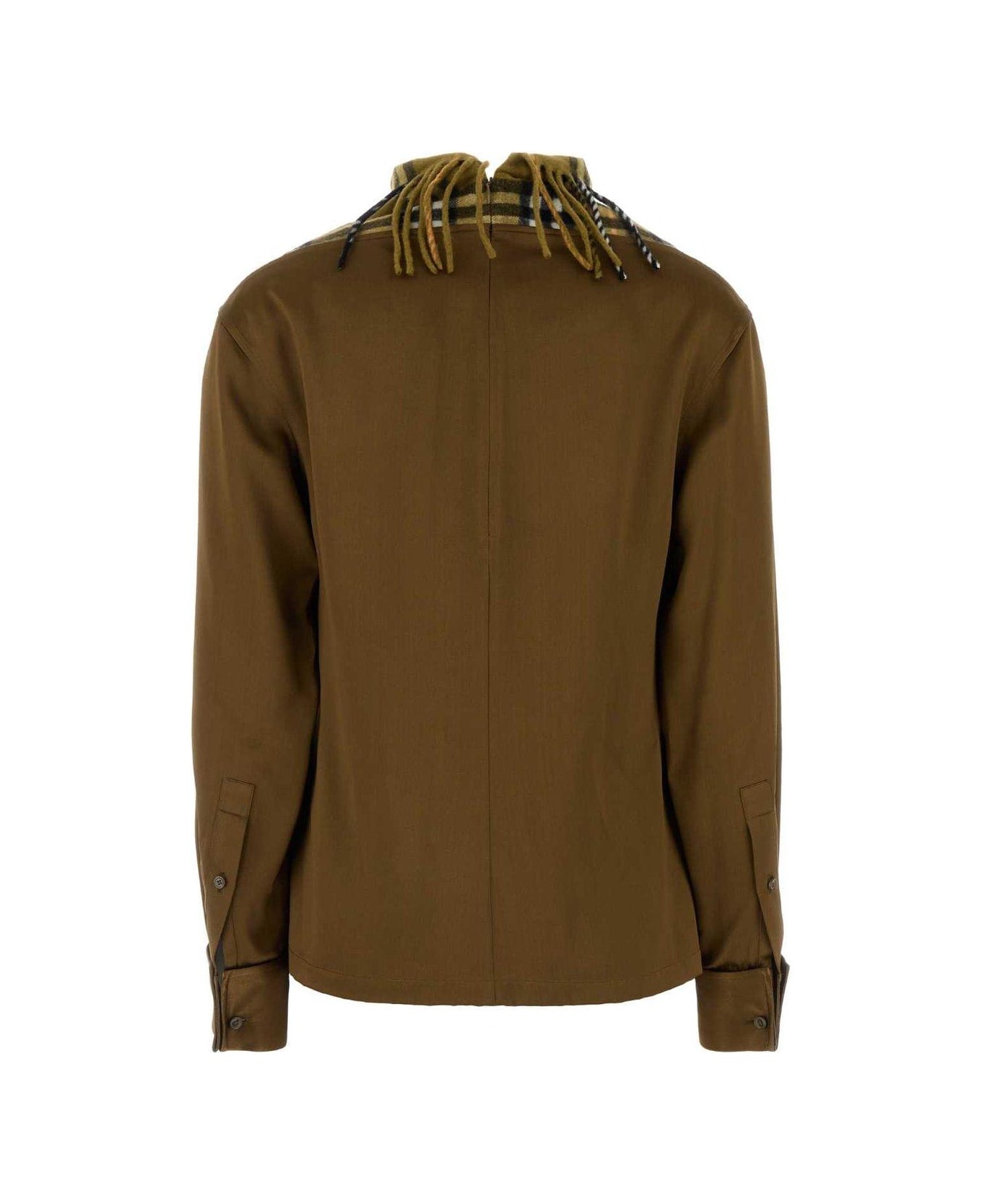 Fringe Detailed Long-sleeved Top - 2