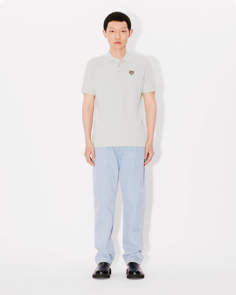 'KENZO Lucky Tiger' embroidered polo in organic cotton 5