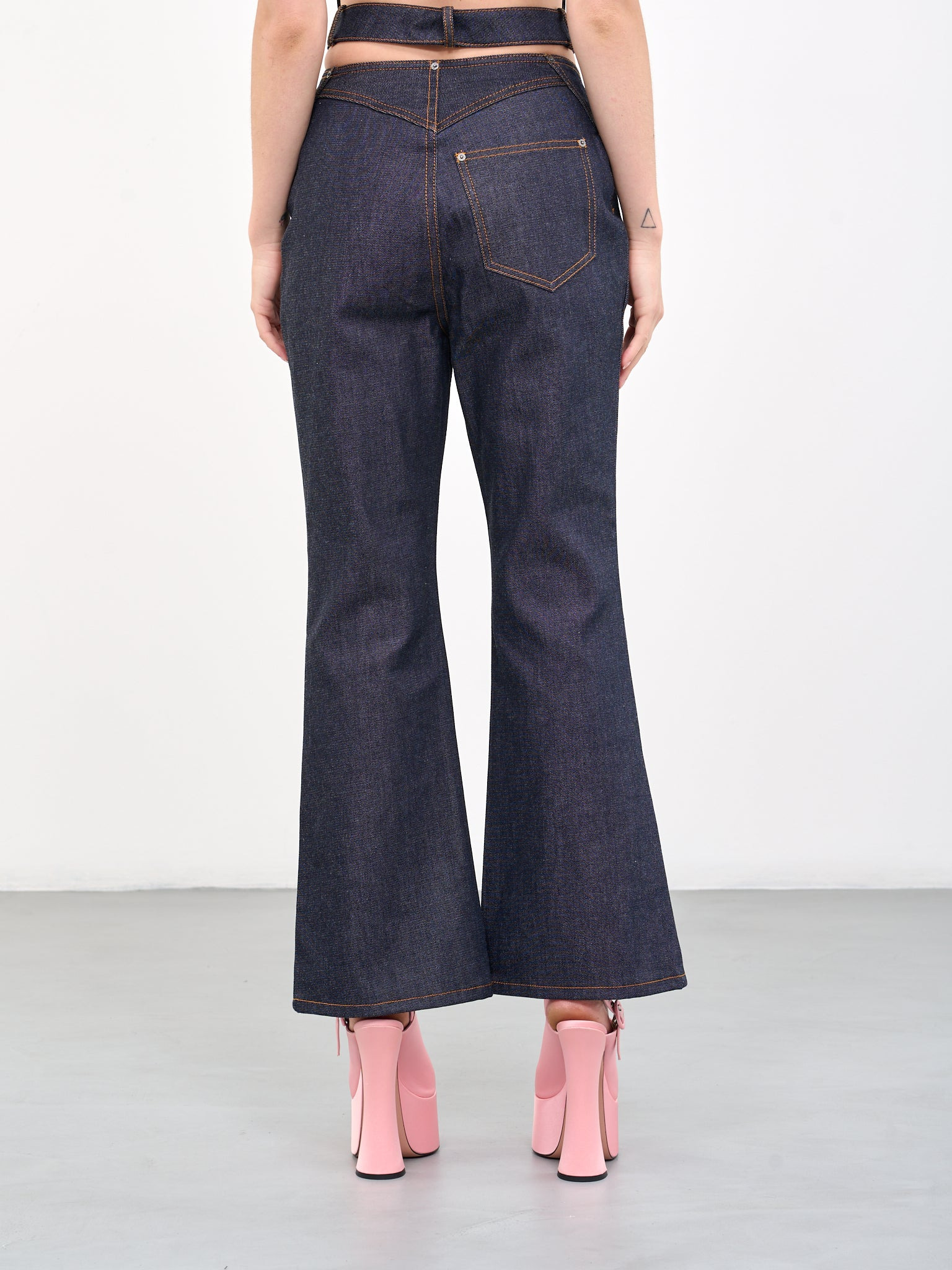 Denim Butterfly Hot Jeans - 3