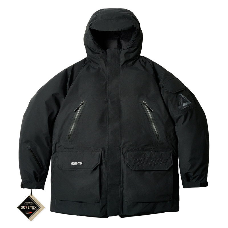 GORE-TEX CARGO DOWN PARKA BLACK - 1