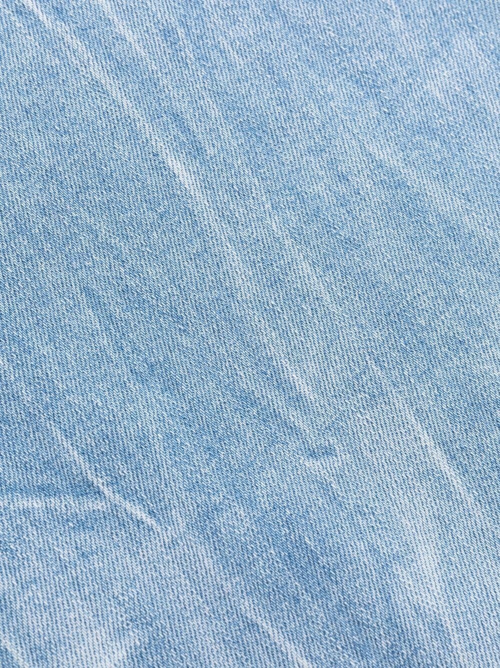 logo-patch denim jeans - 6