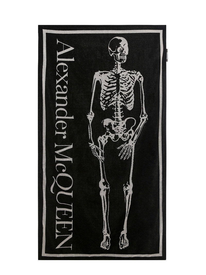 Alexander McQueen Logo Embroidered Towel 1