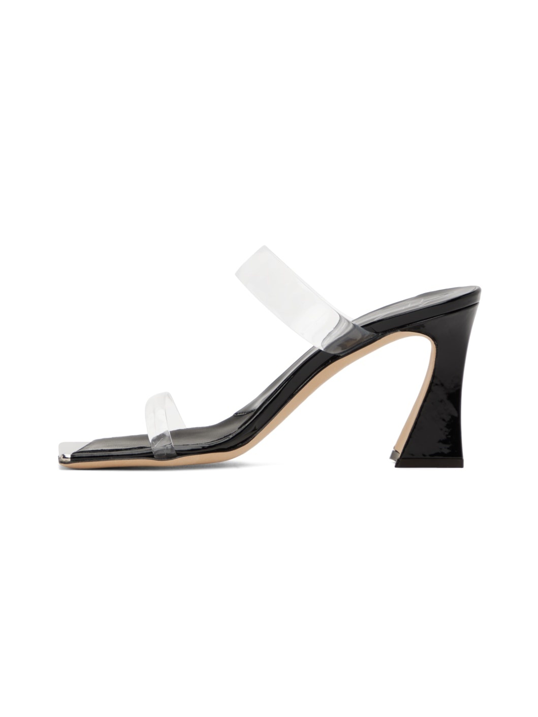 Black Flaminia 85 Heeled Sandals - 3