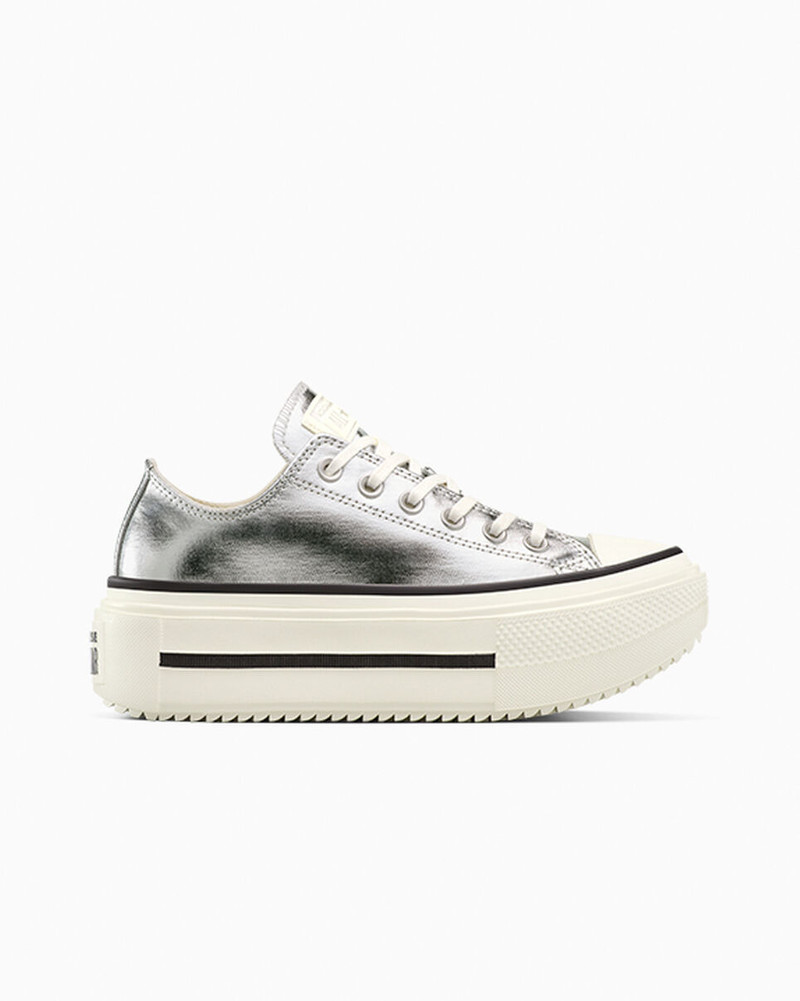 Chuck Taylor All Star Lift Double Stack Platform Metallic 1