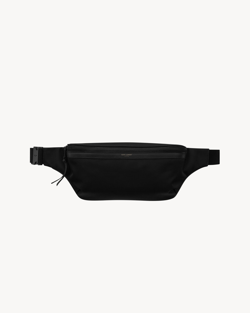 CITY SAINT LAURENT CROSSBODY BAG IN ECONYL®, SMOOTH LEATHER AND NYLON 1