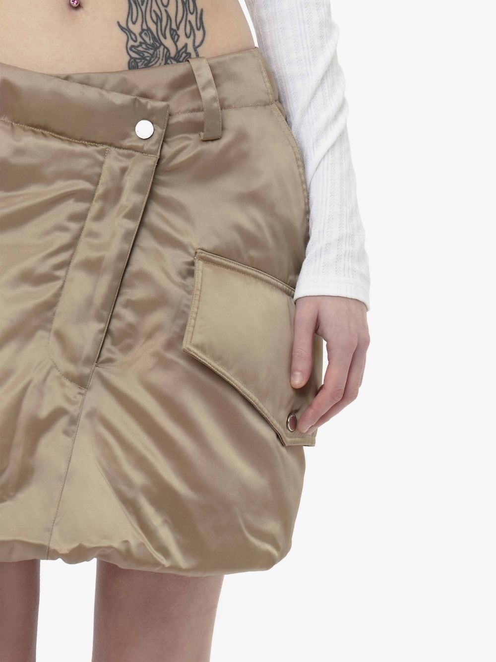 PADDED CARGO MINI SKIRT - 5