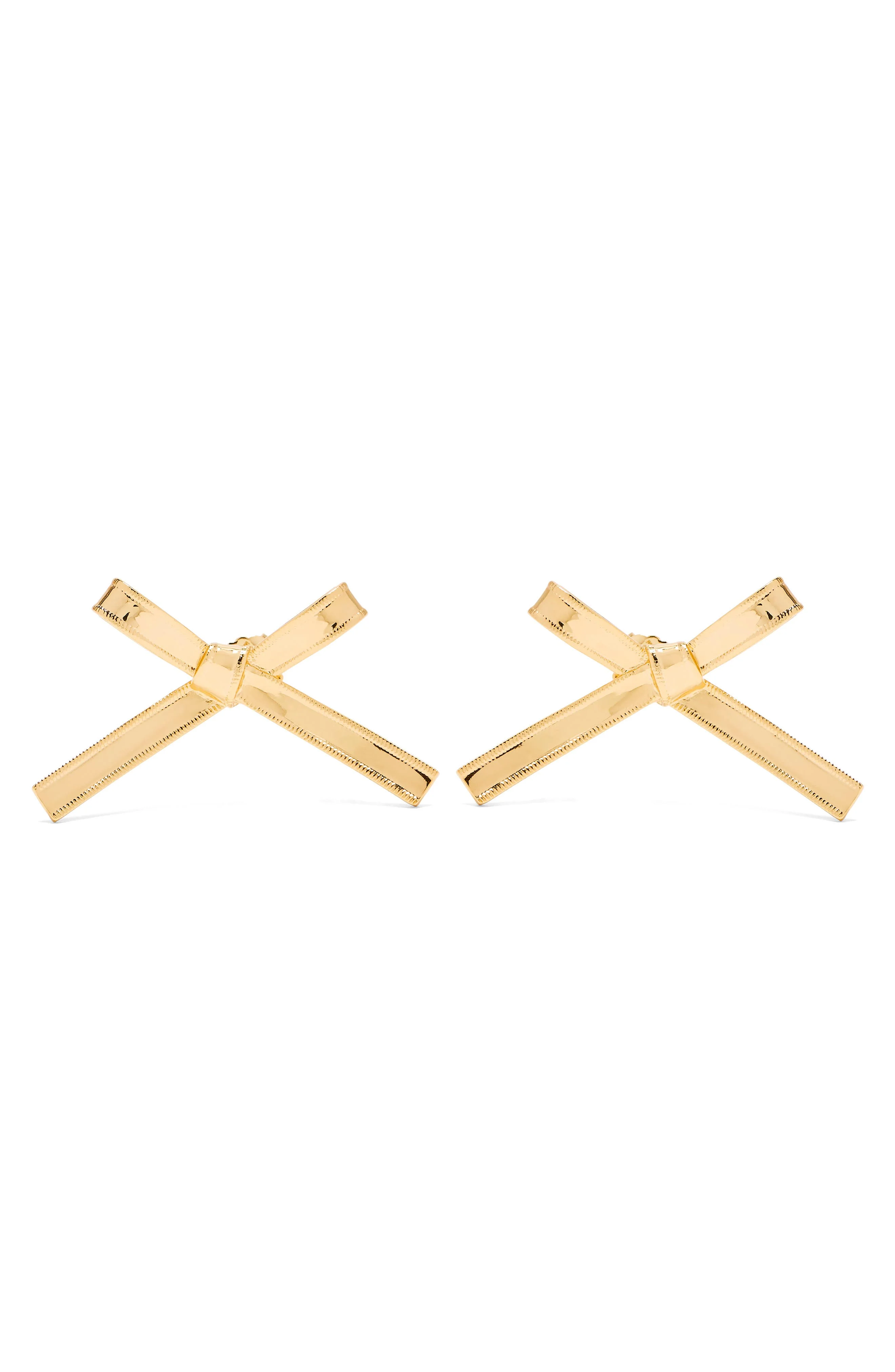 Marc Jacobs The Lingerie Bow Earrings in Gold at Nordstrom - 1