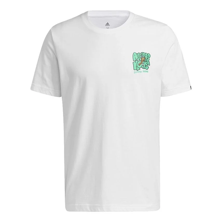 adidas Lil Stripe Boba Graphic Tee Men's White HB5485 - 1