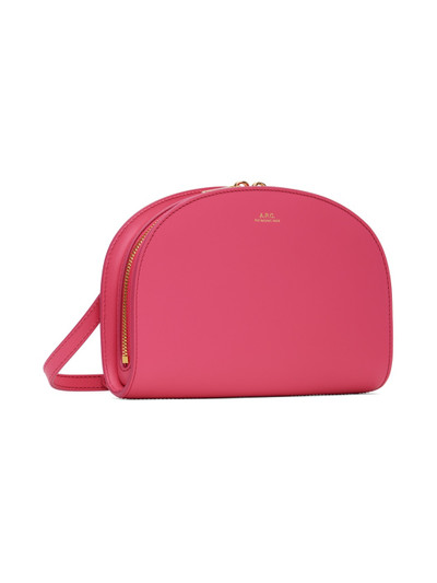A.P.C. Pink Demi-Lune Clutch outlook