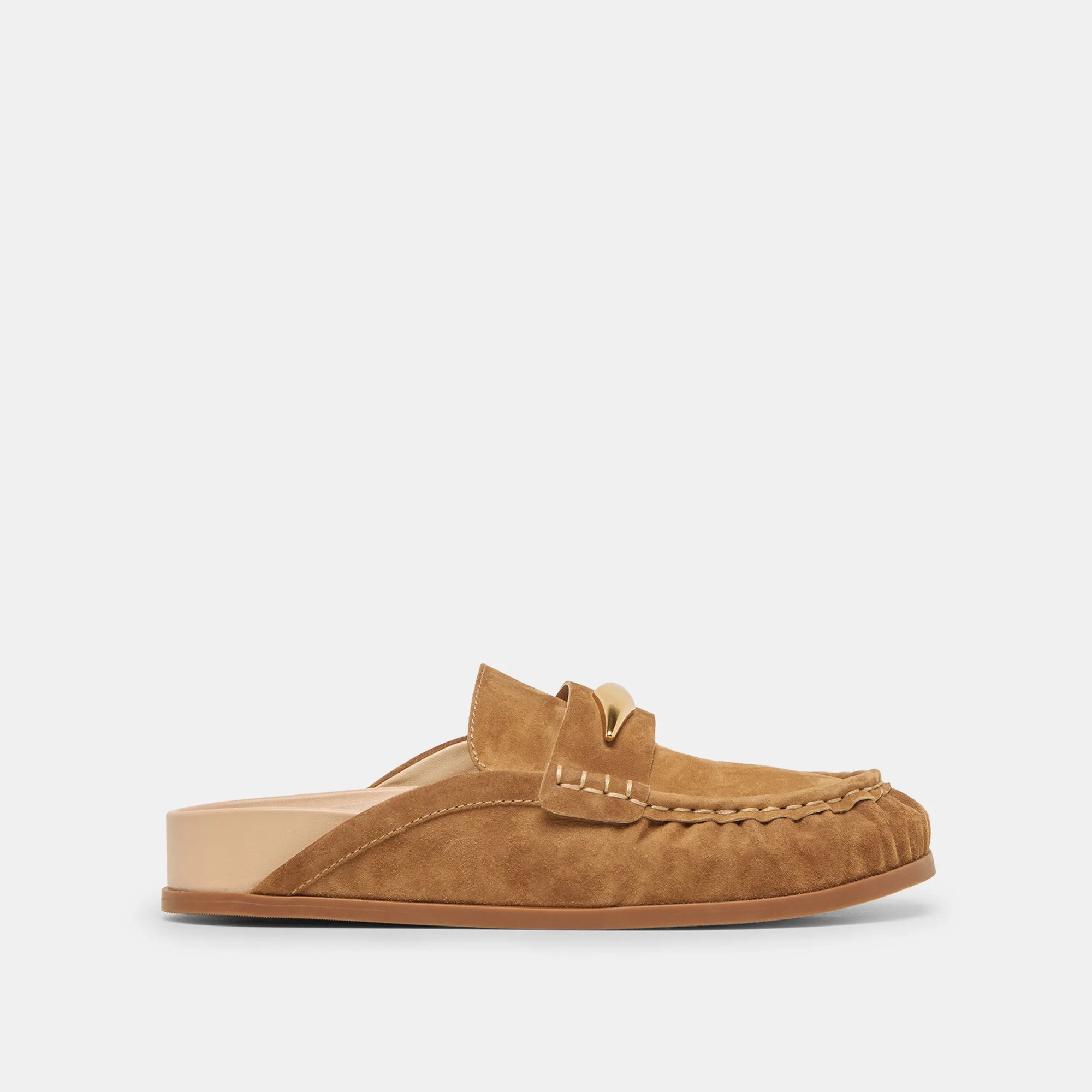 JODERO FLATS LT BROWN SUEDE - 1