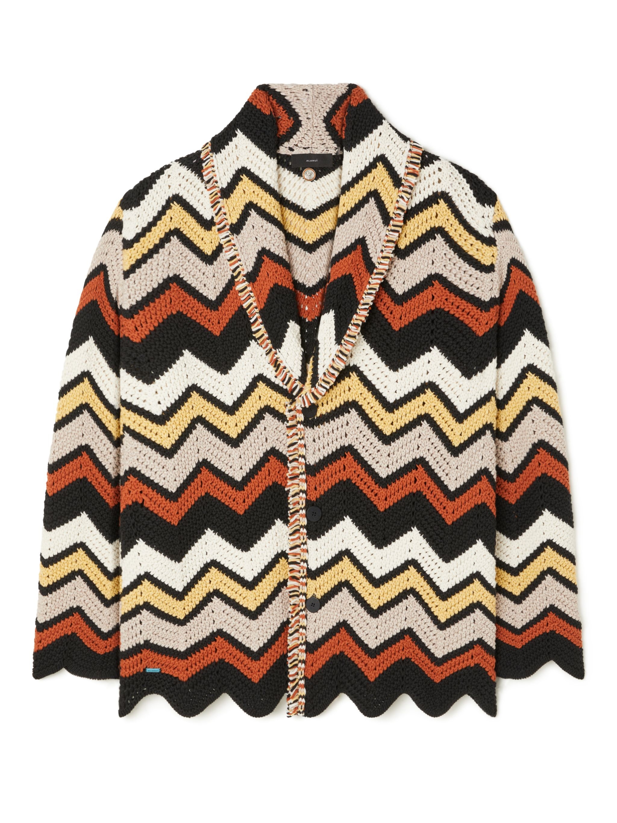 Kaleidoscopic Chevron Cardigan - 1