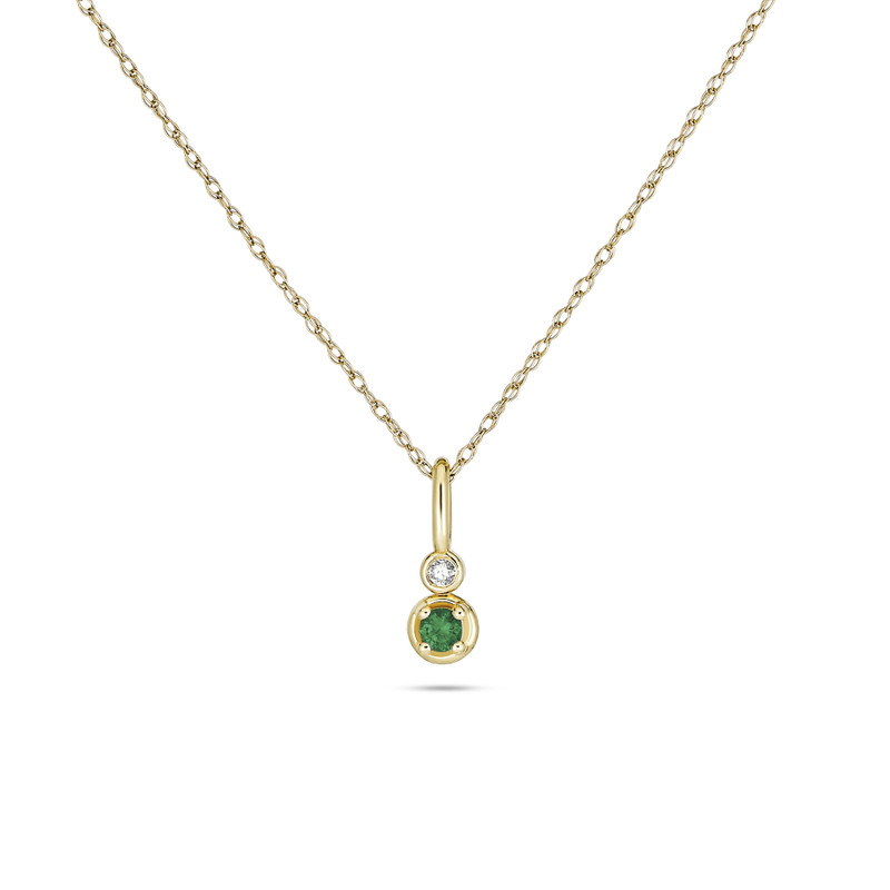 Birthstone Diamond Bonbon Necklace 10