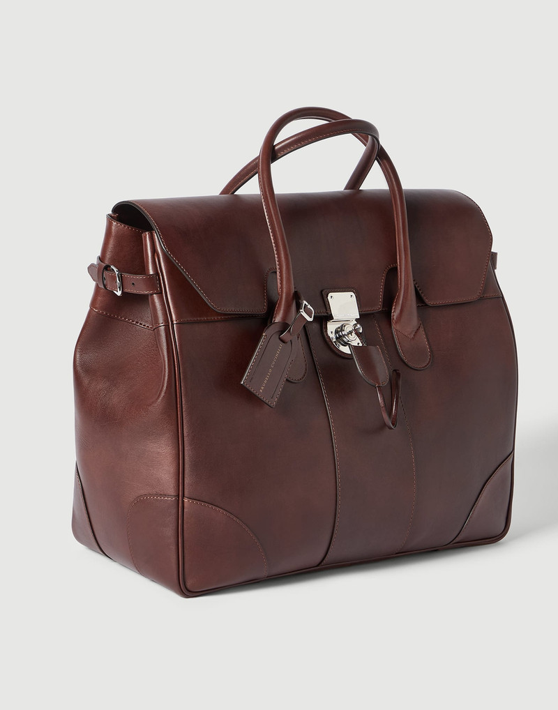 Calfskin Boston casual bag 3