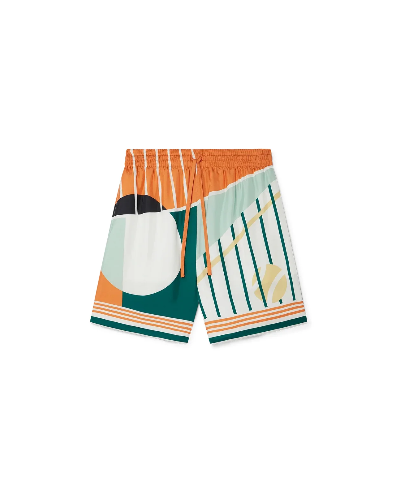 Court Abstrait Silk Shorts | Casablanca Paris - 1