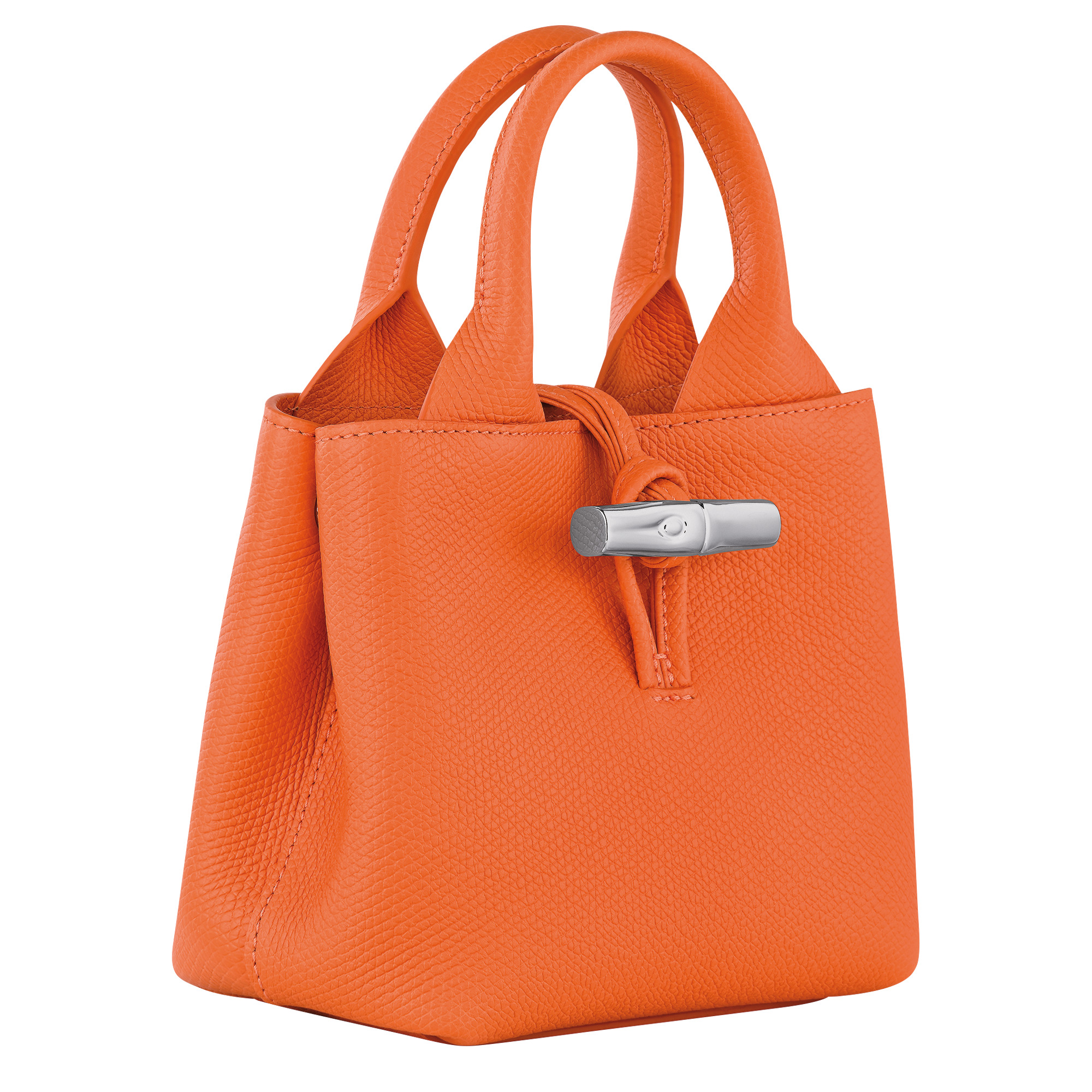 Le Roseau XS Handbag Orange - Leather - 3