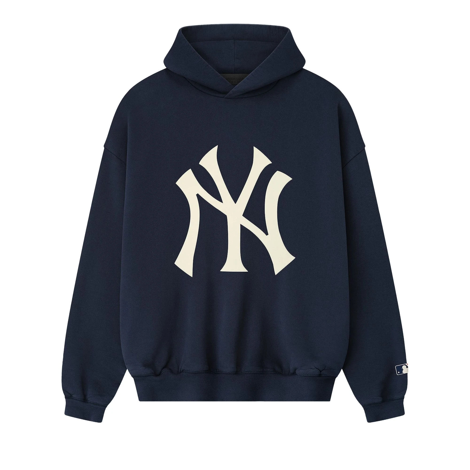 Fear of God Essentials Yankees Sport Hoodie 'Dark Sapphire' - 1