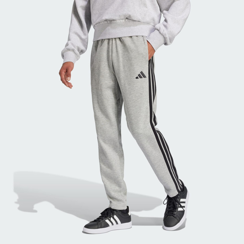 adidas Essentials 3-Stripes Open Hem Fleece Pants outlook
