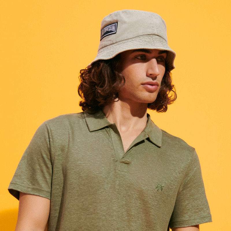 Unisex Linen Bucket Hat Solid 3