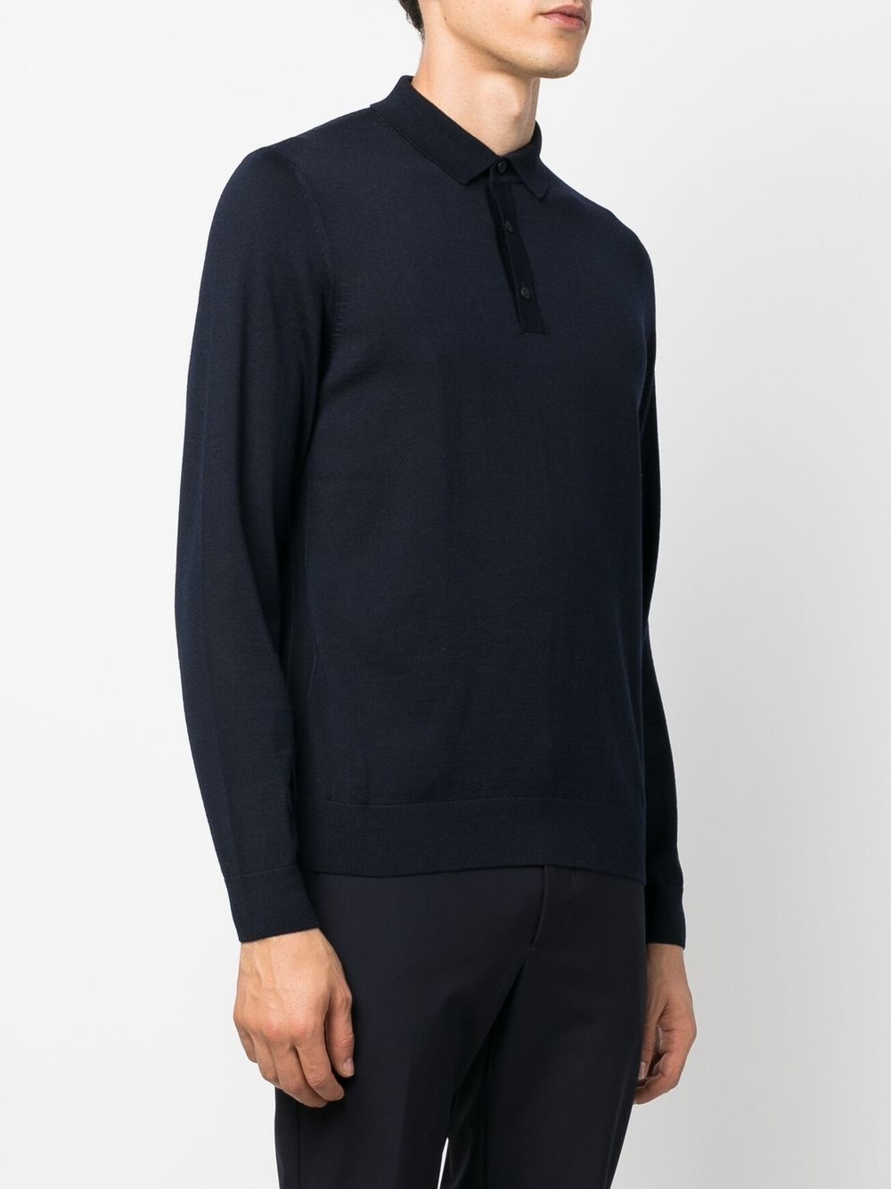 long-sleeve polo shirt - 3