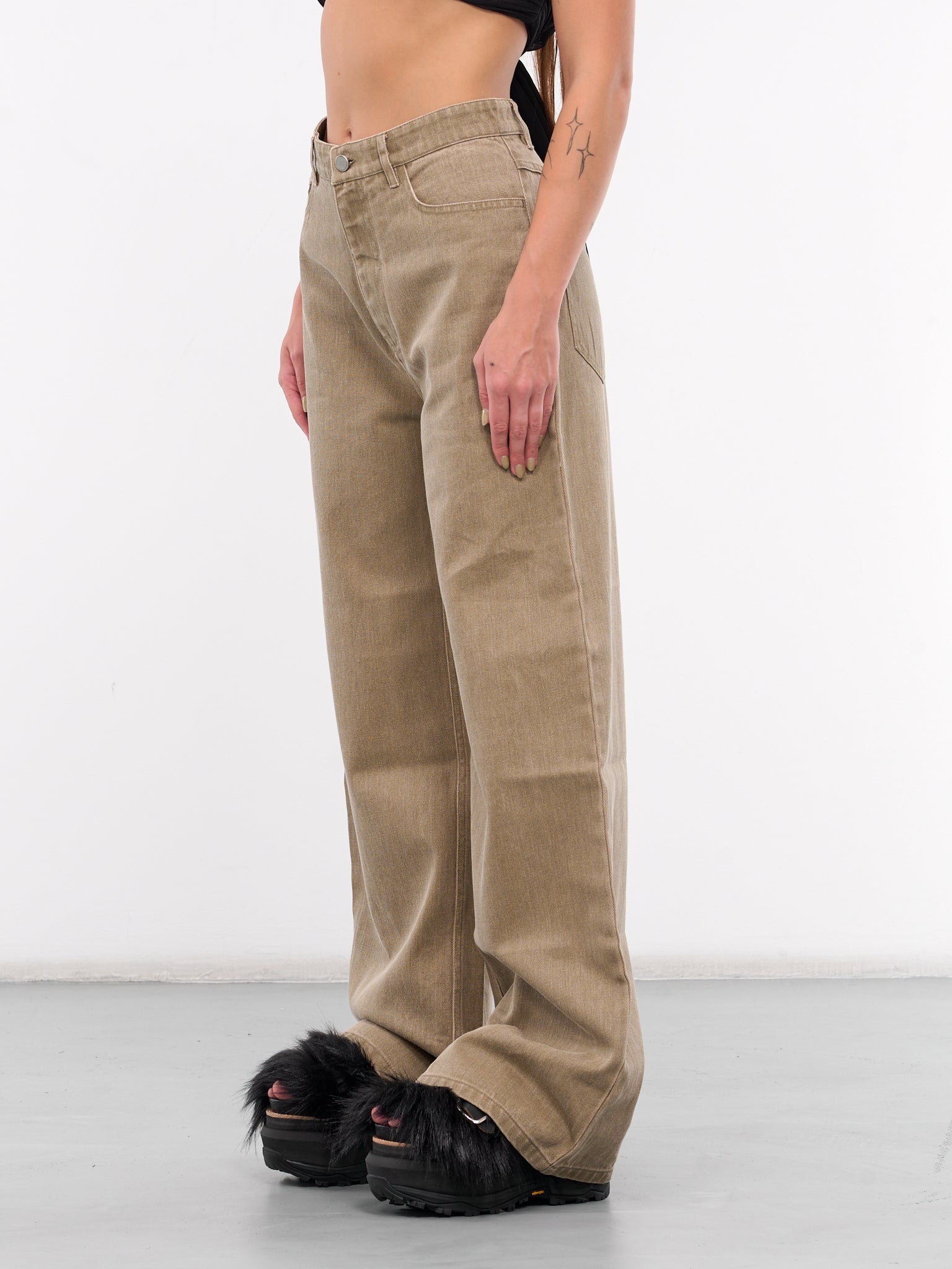 Oversized Drop Jeans - 2