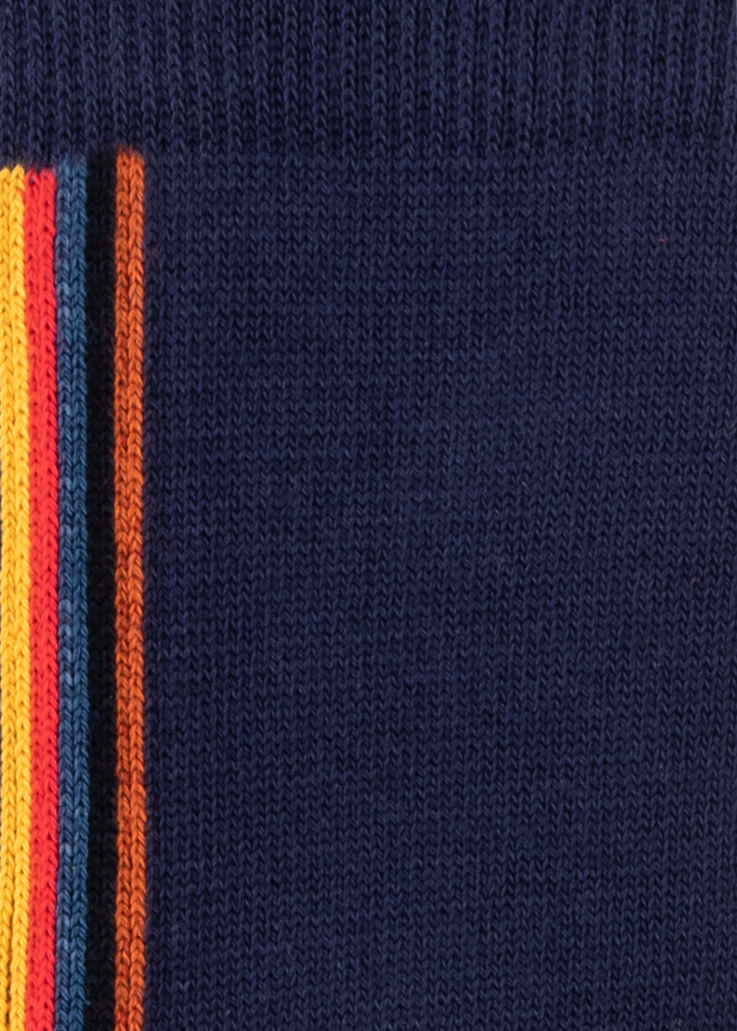 Navy Vertical 'Artist Stripe' Socks - 2