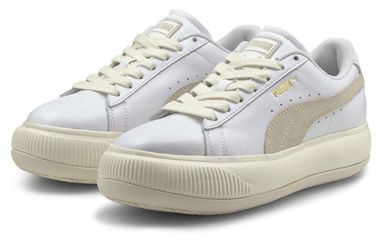 (WMNS) PUMA Suede Mayu 'White Marshmallow' 381042-01 - 3