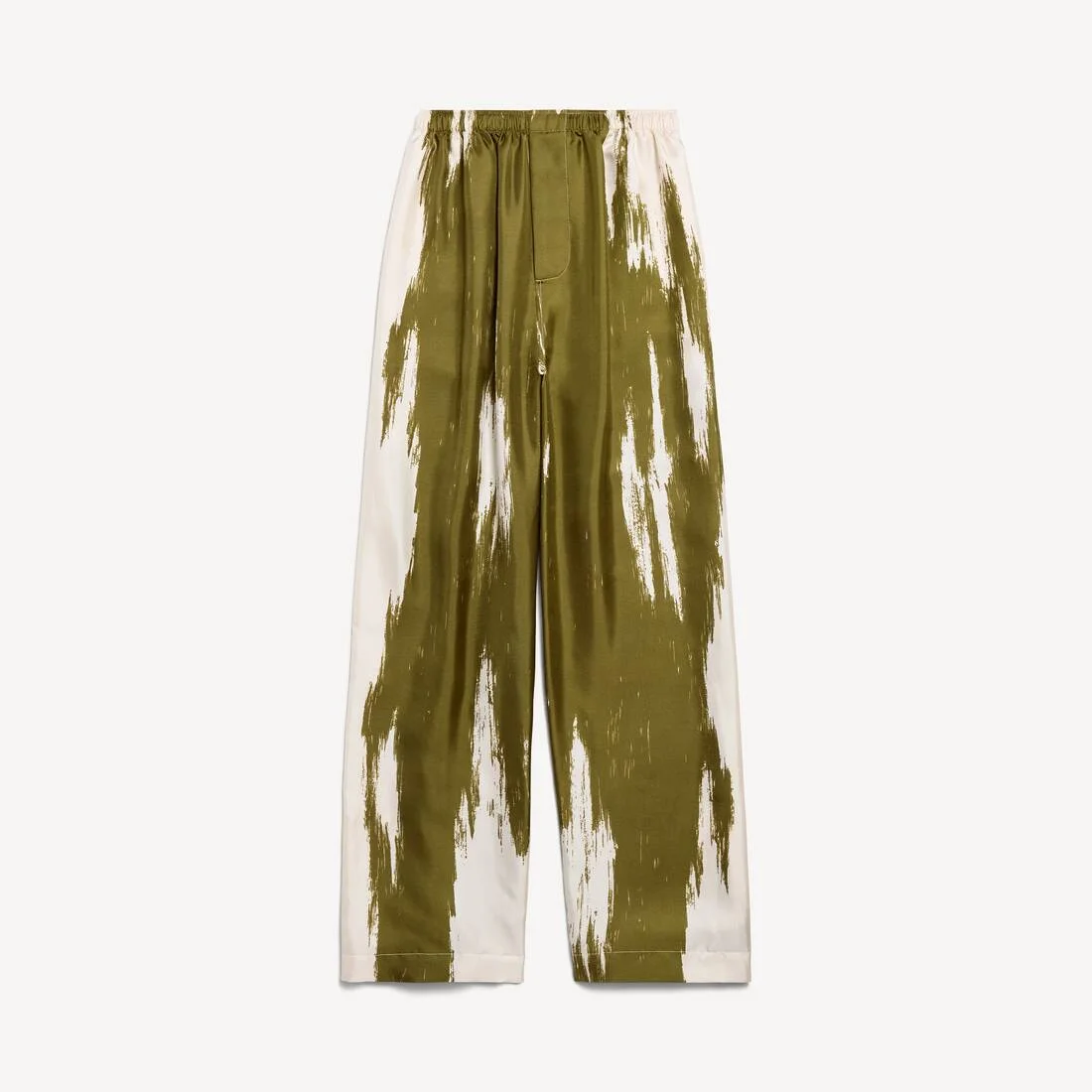 Women's Brush Scratch Pyjama Pants in Khaki - 1