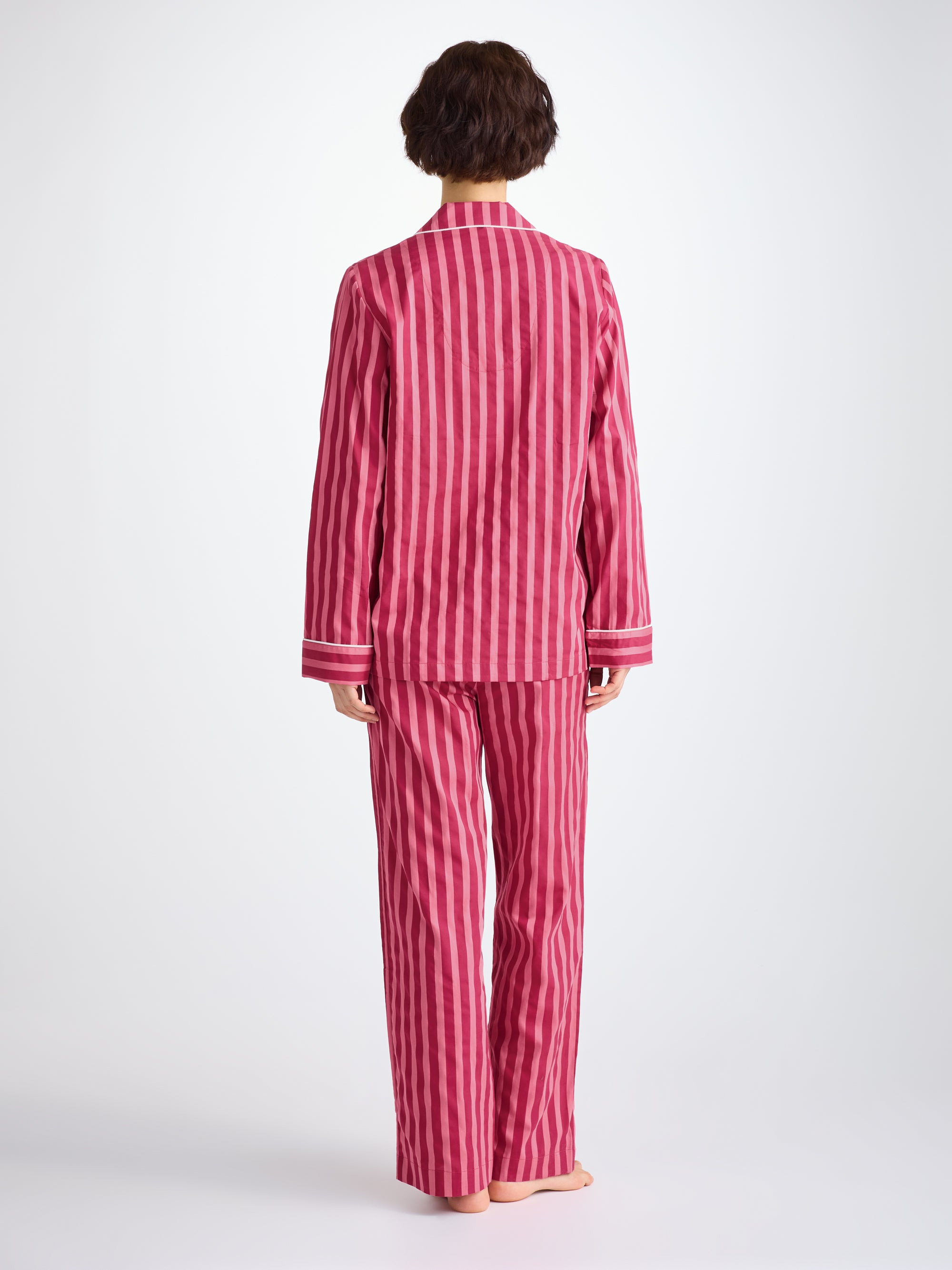 Women's Pajamas Capri 25 Cotton Batiste Pink - 4