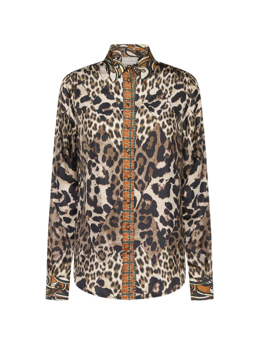 Aloe leopard-print silk shirt - 1
