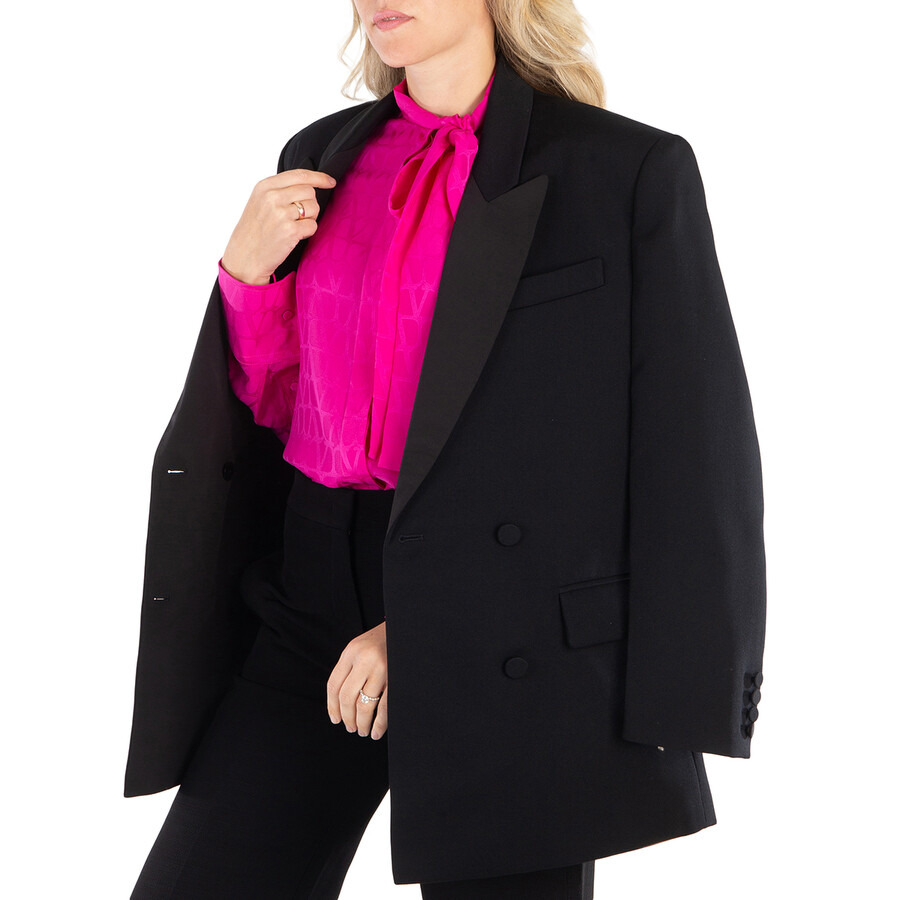 Valentino Garavani Grisaille Oversize Blazer - 4