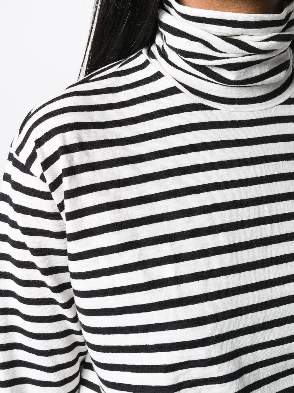 striped roll-neck top - 5