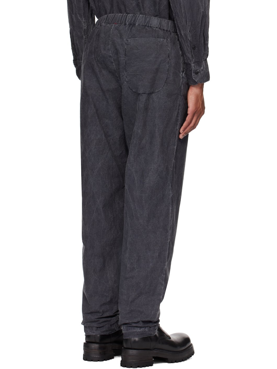 Black Jog Ah Trousers - 3