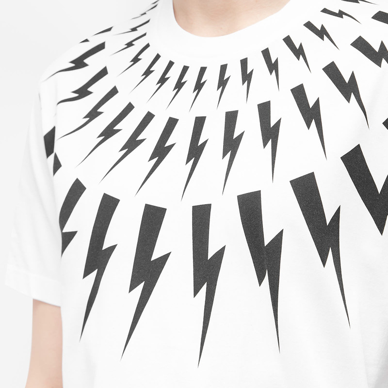Neil Barrett Fair-Isle Thunderbolt T-Shirt 5