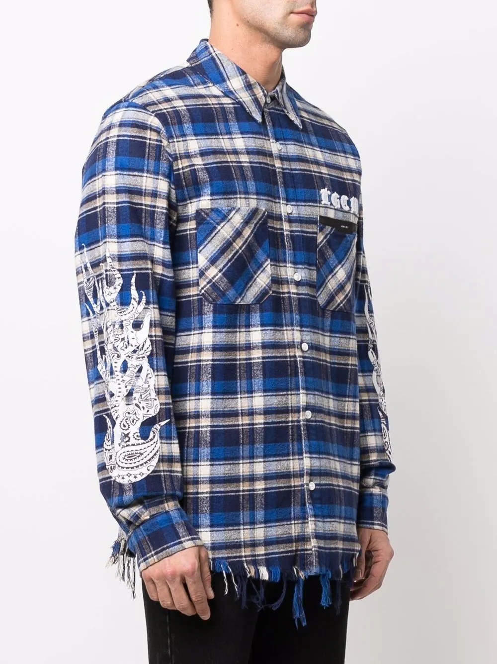 x The Great City Workshop checked shirt - 3