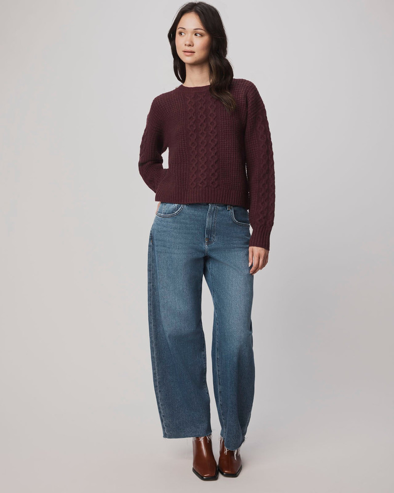 Splendid Celeste Cable Knit Sweater outlook