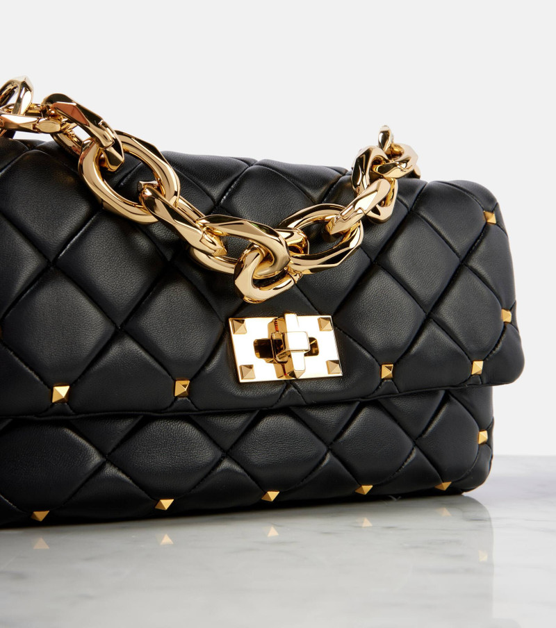 Rockstud Spike Small leather shoulder bag 6