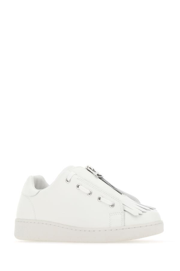 A.P.C. White Leather Julietta Sneakers - 2