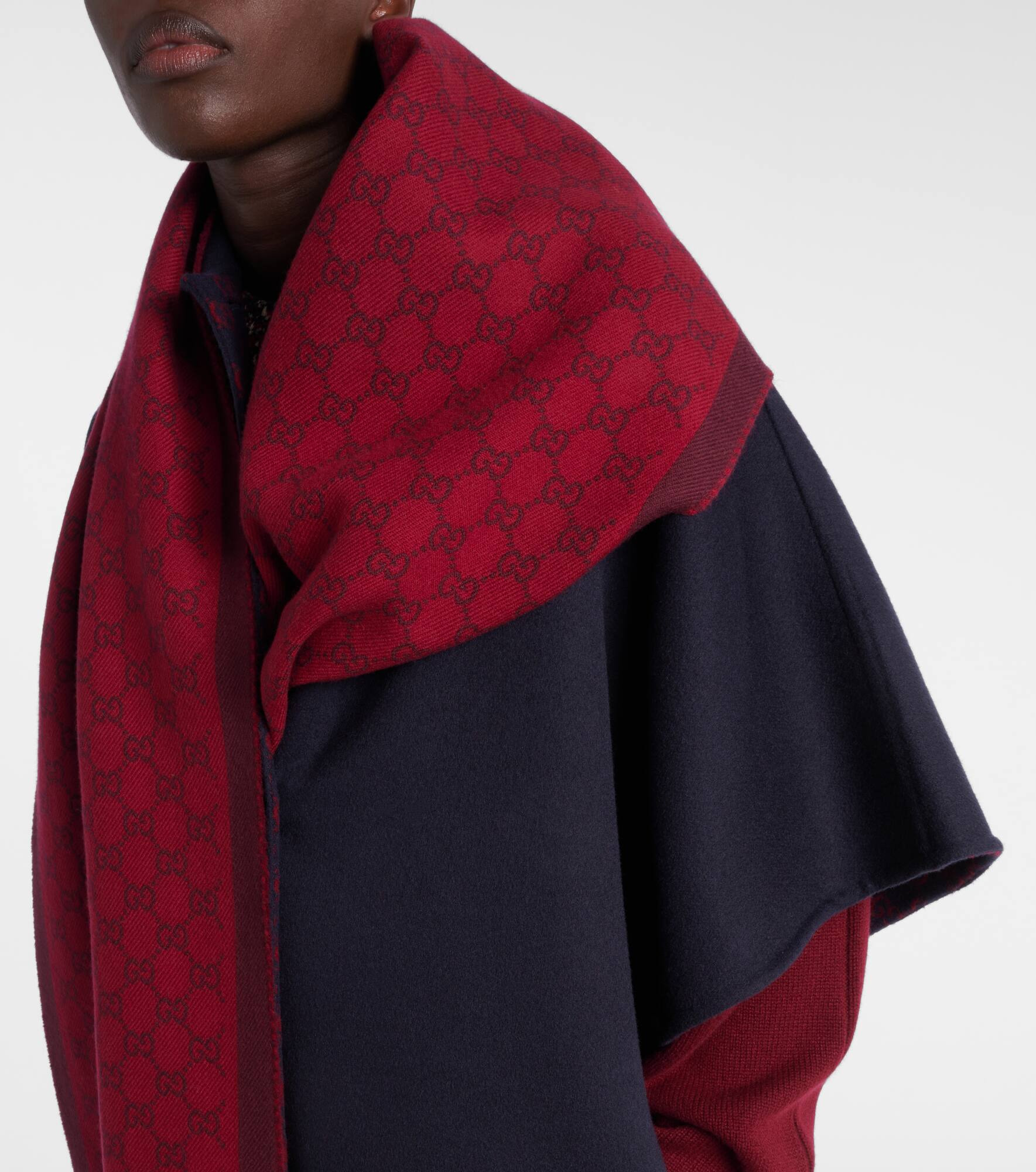 GG wool scarf - 3