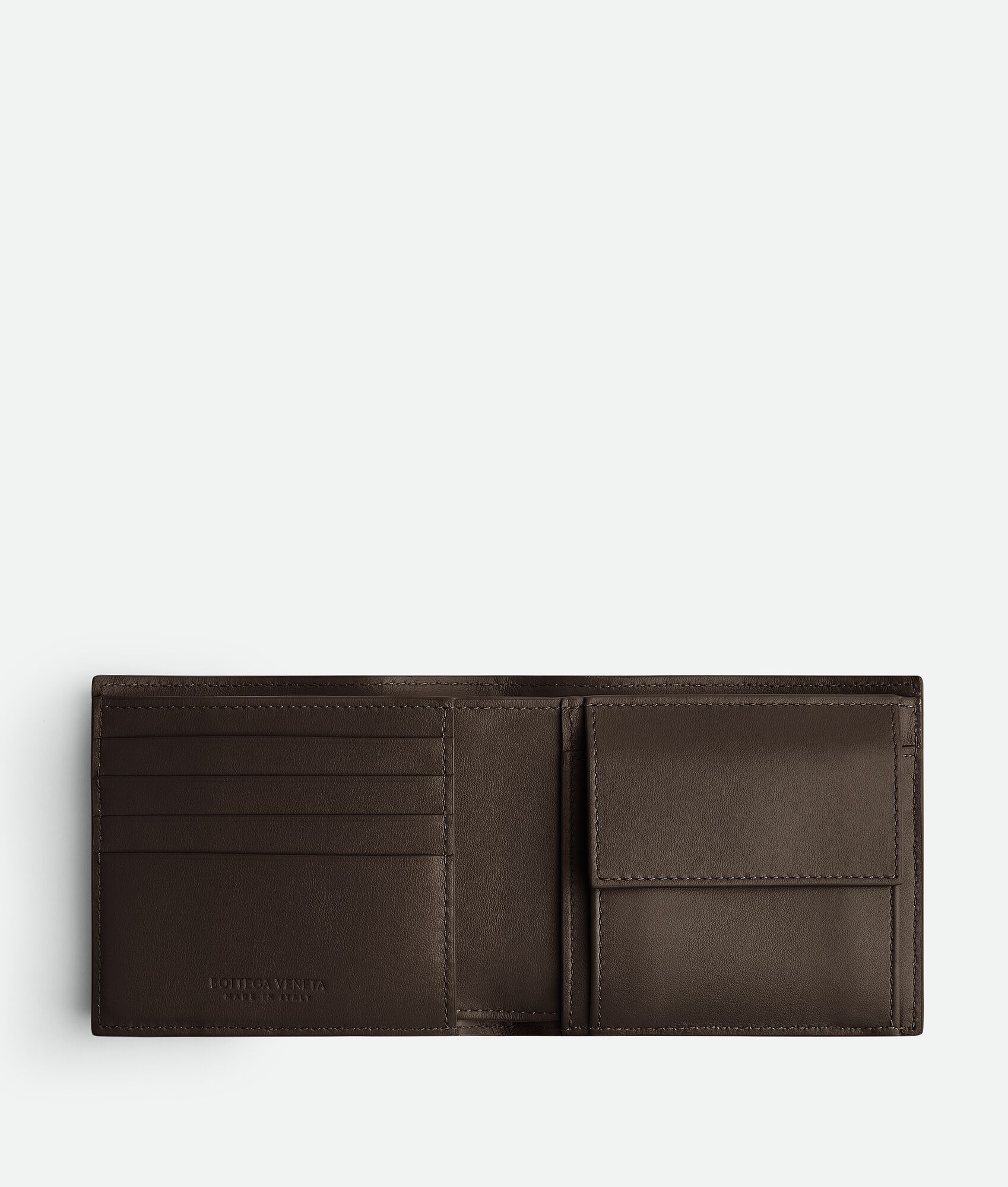 Intrecciato Bi-Fold Wallet With Coin Purse - 2
