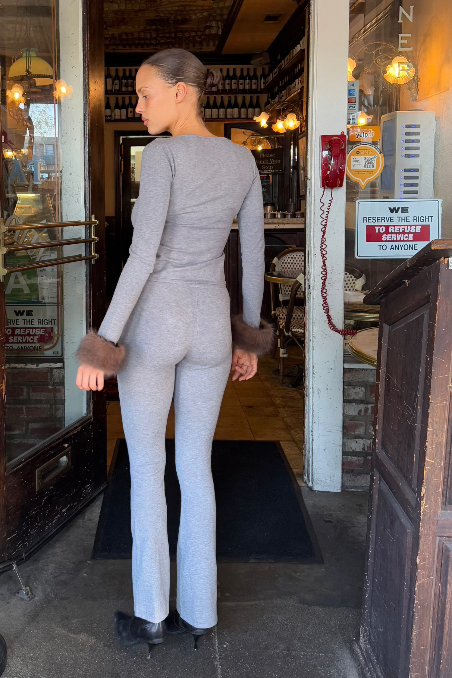 ALIA PANT - HEATHER GREY - 6
