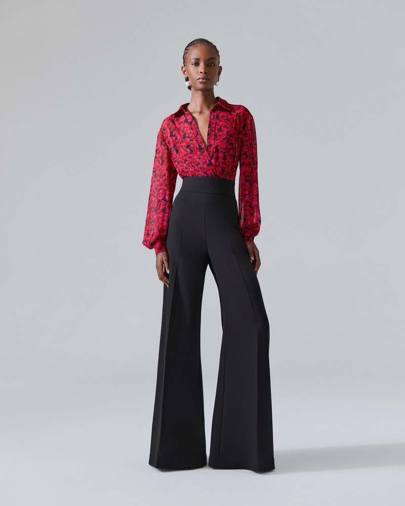 CAROLINA HERRERA High-Rise Wide-Leg Pants outlook