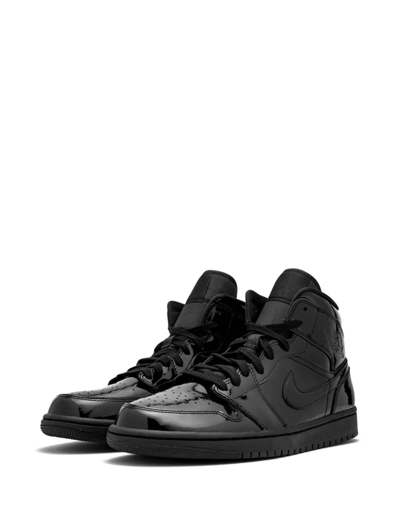 Jordan Air Jordan 1 Mid black patent leather outlook