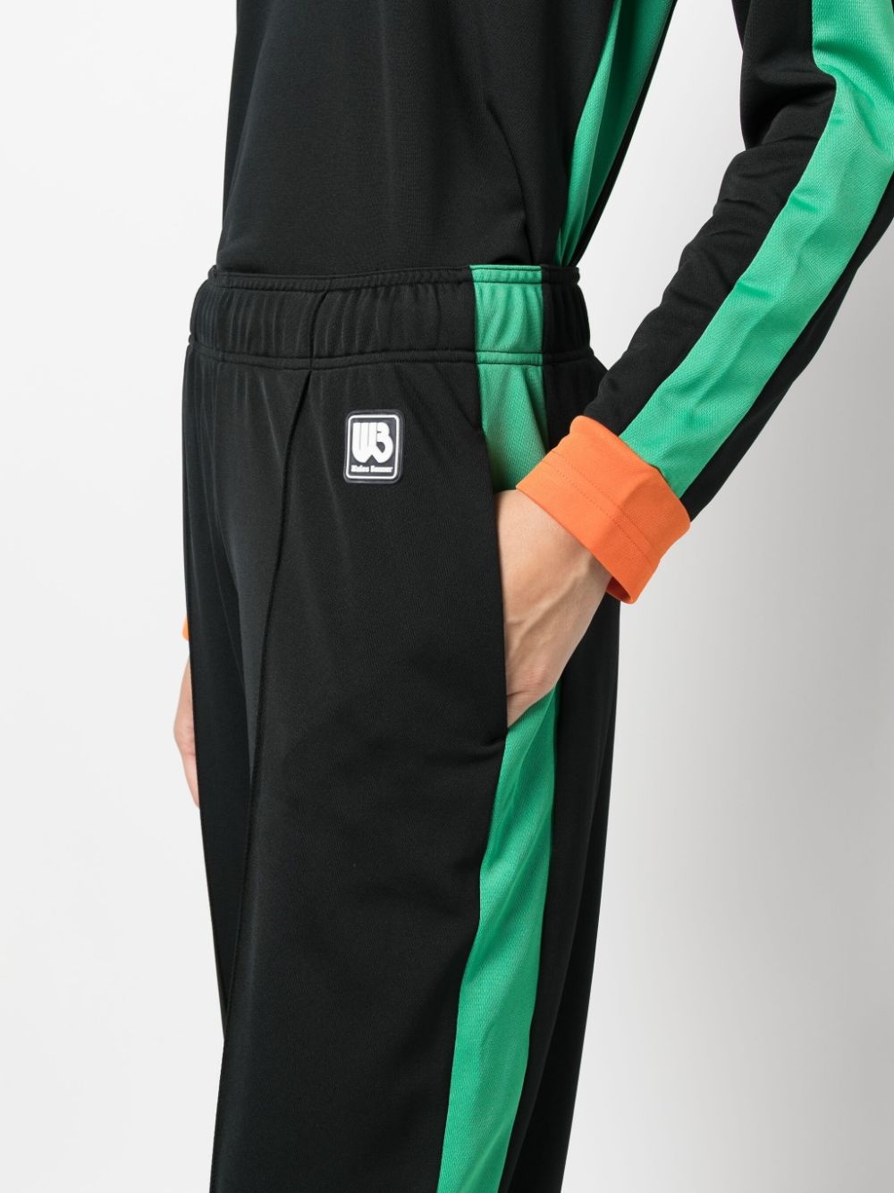 logo-patch track pants - 5