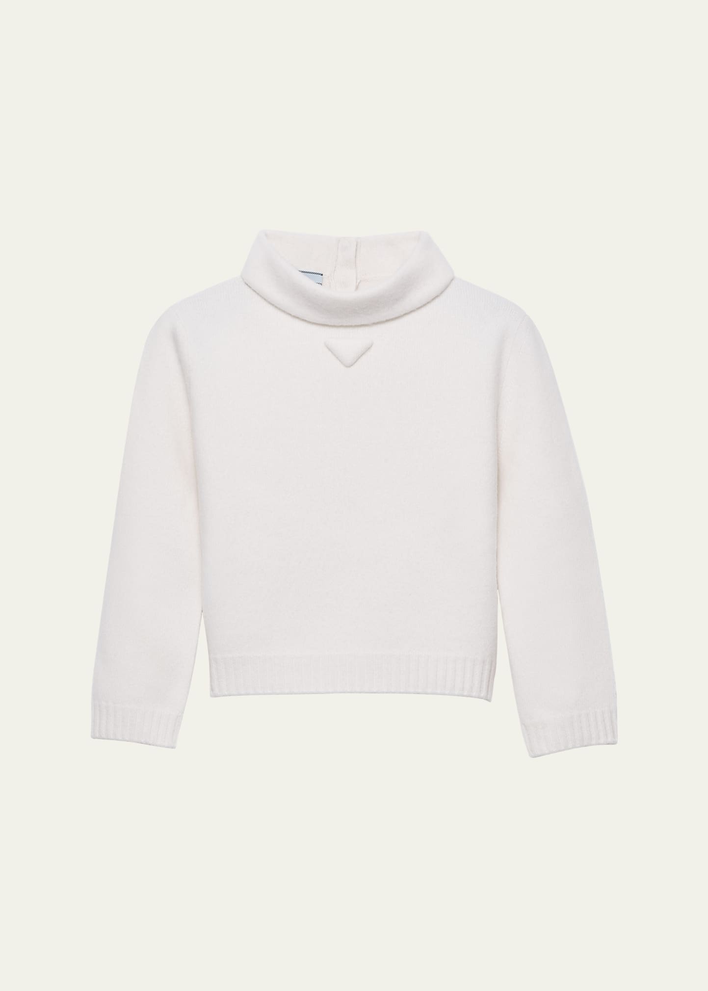 Turtleneck Lambswool Knit Sweater - 1