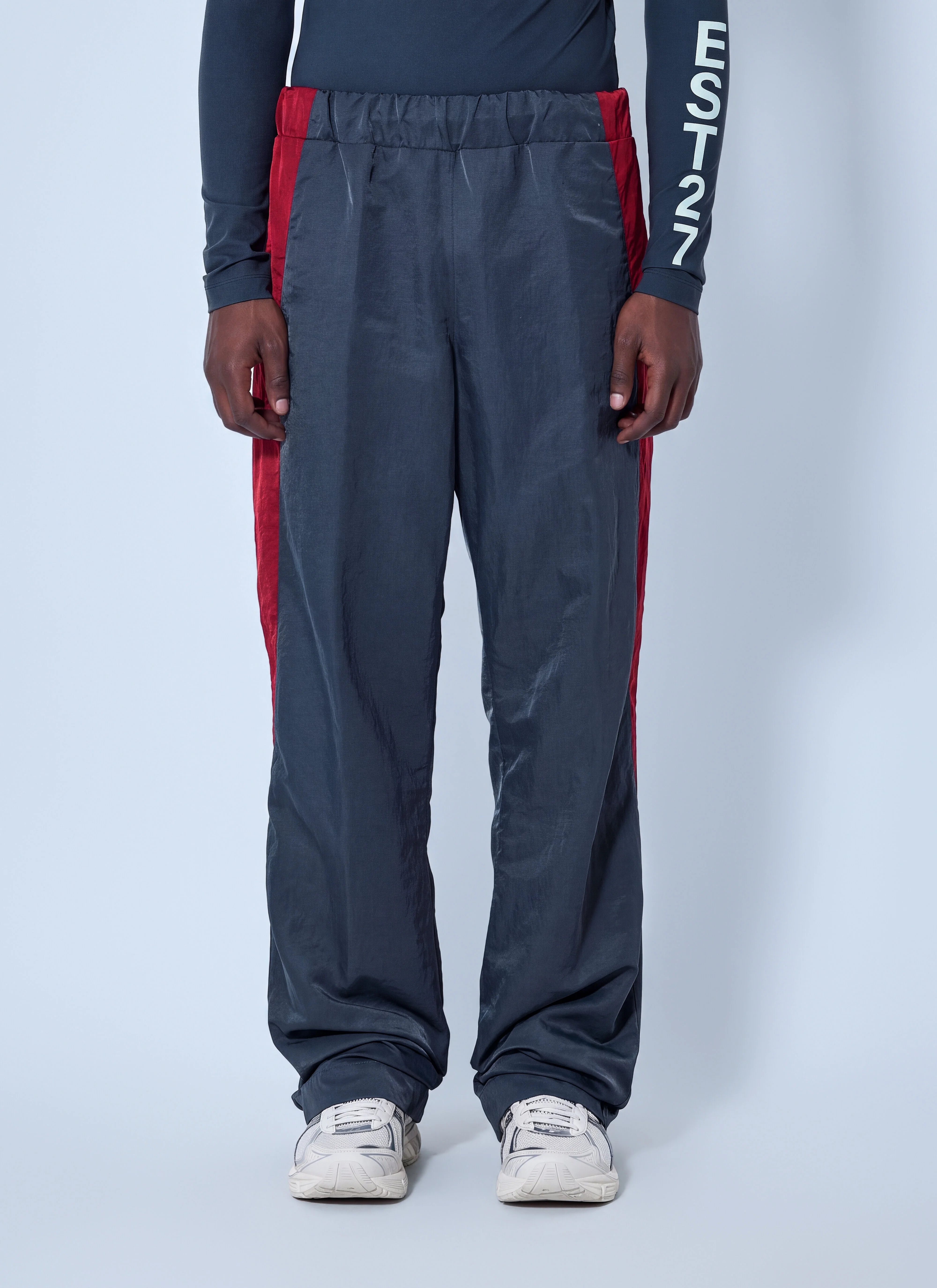 Runway Loose Fit Stripe Detail Joggers - 1