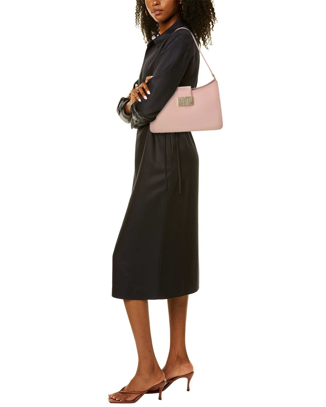 Furla 1927 Medium Soft Leather Shoulder Bag - 4