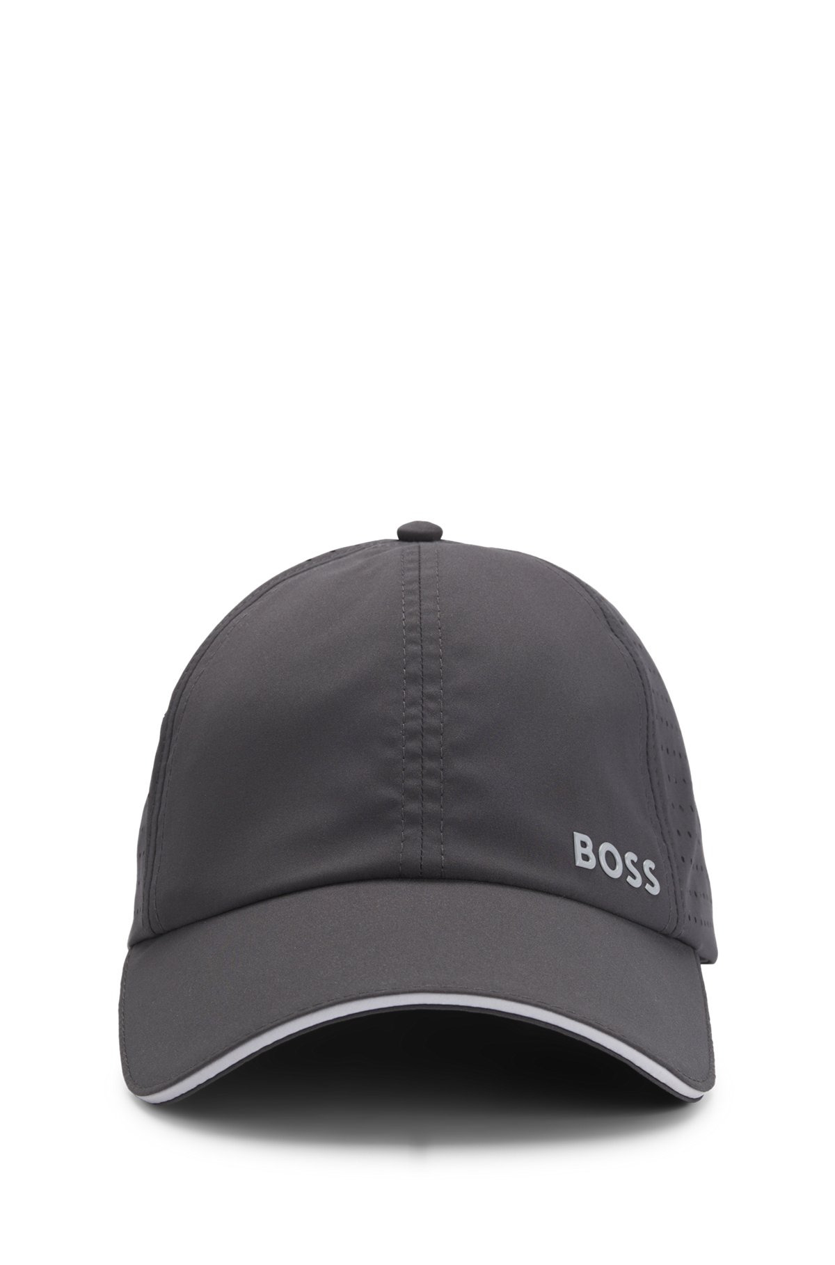 TAFFETA CAP WITH LASER-CUT DOT PATTERN - 2