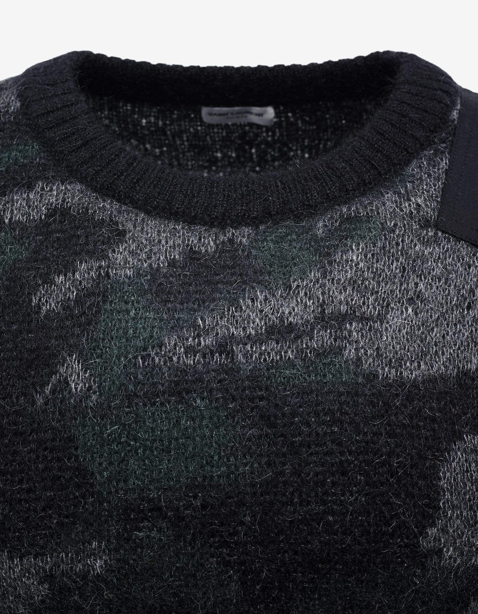 Saint Laurent Camouflage Mohair Sweater - 3