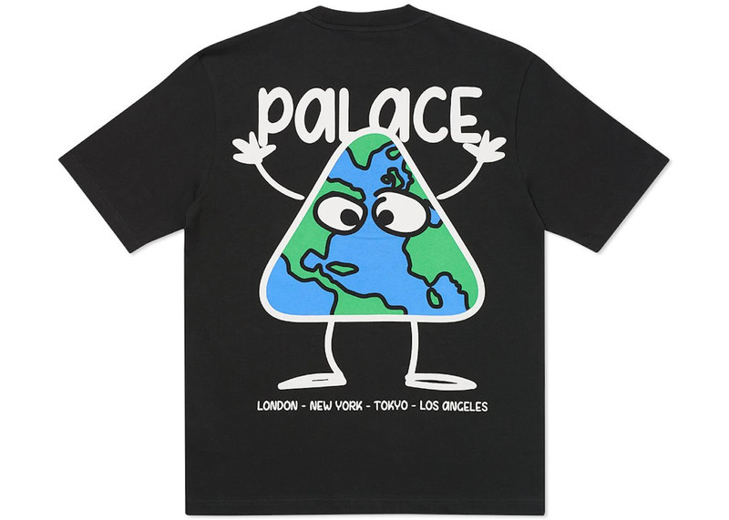 PALACE Palace Globlerone T-Shirt Black outlook